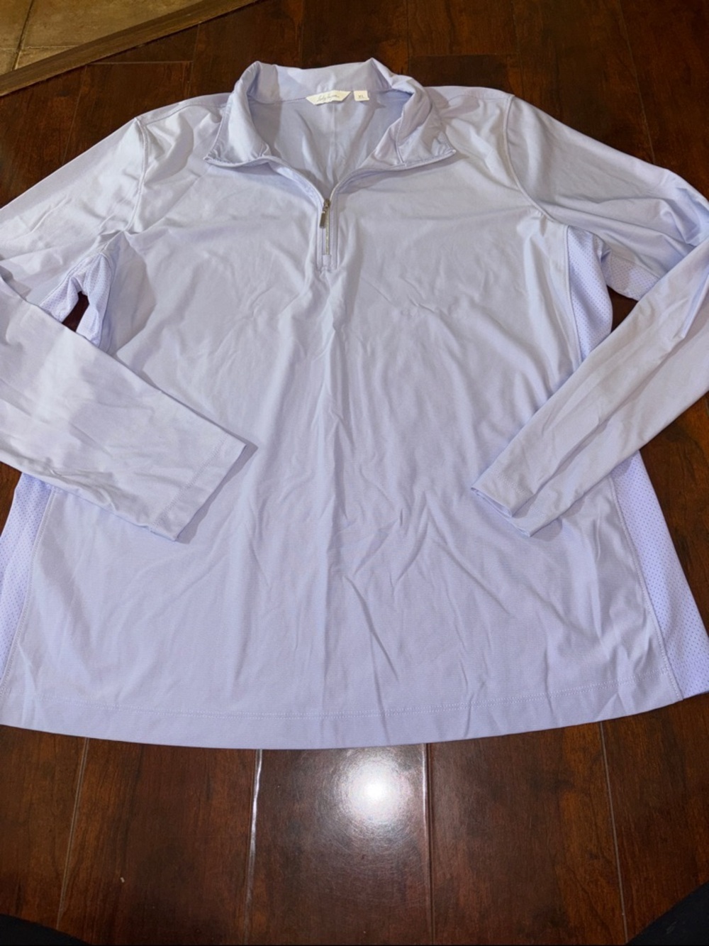 Light Lavender Quarter-Zip Pullover
